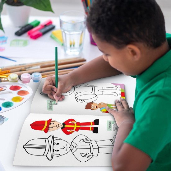 كراسة تلوين للاطفال سمارت 4 متعة التلوين الذكي ورق فاخر 16 Smart coloring VI-041